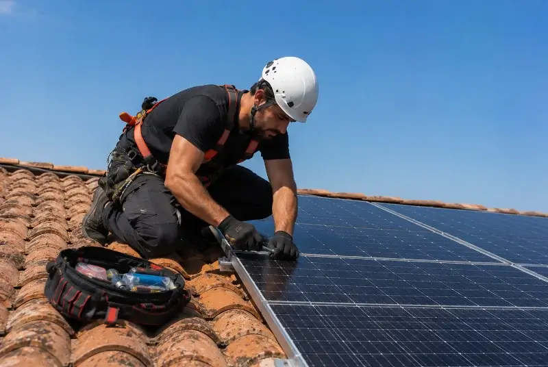 Maintenance et monitoring de panneaux solaires à Villemotier