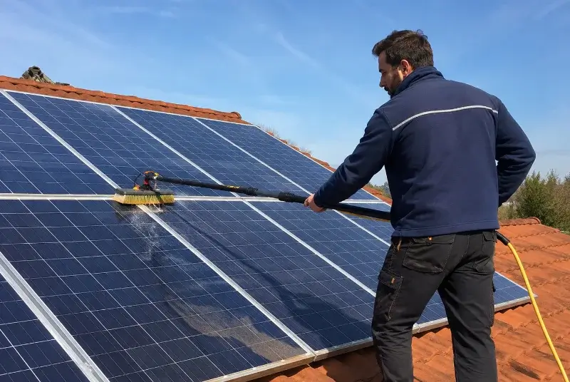Nettoyage et entretien de panneaux solaires à Villemotier